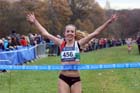 Emelia Gorecka  wins the under-20 womens Liverpool Cross Challenge. David T. Hewitson/Sports for All Pics